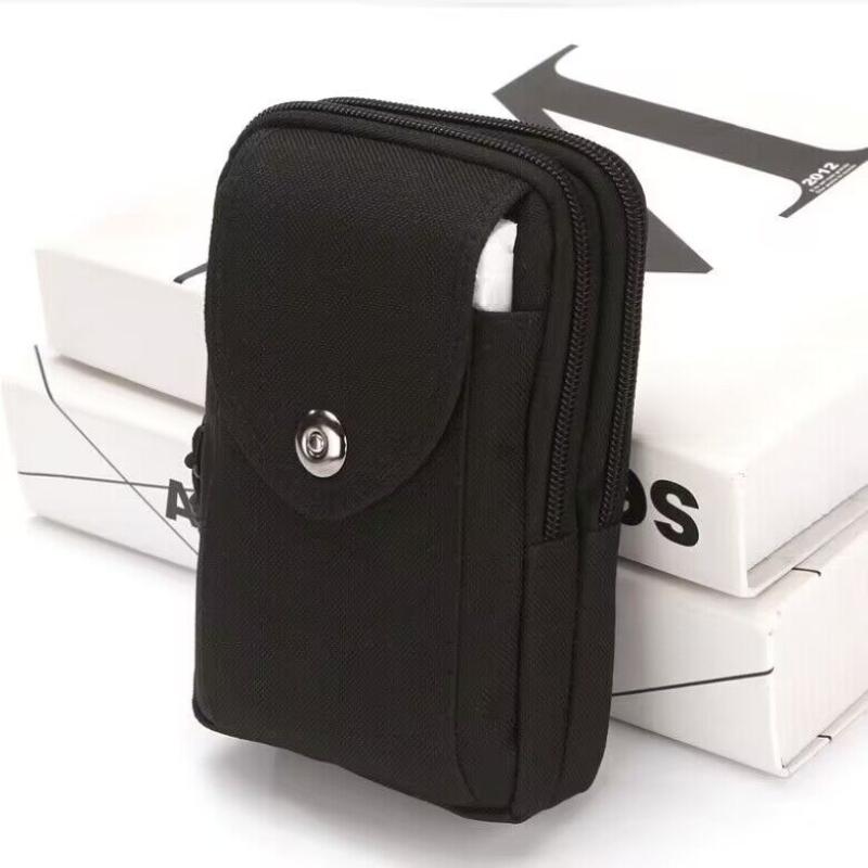 

Сумки на пояс Винтаж Спортивная сумка для мобильного телефона на открытом воздухе Мужская поясная сумка Мини-сумка на грудь для сумки через плечо чёрный