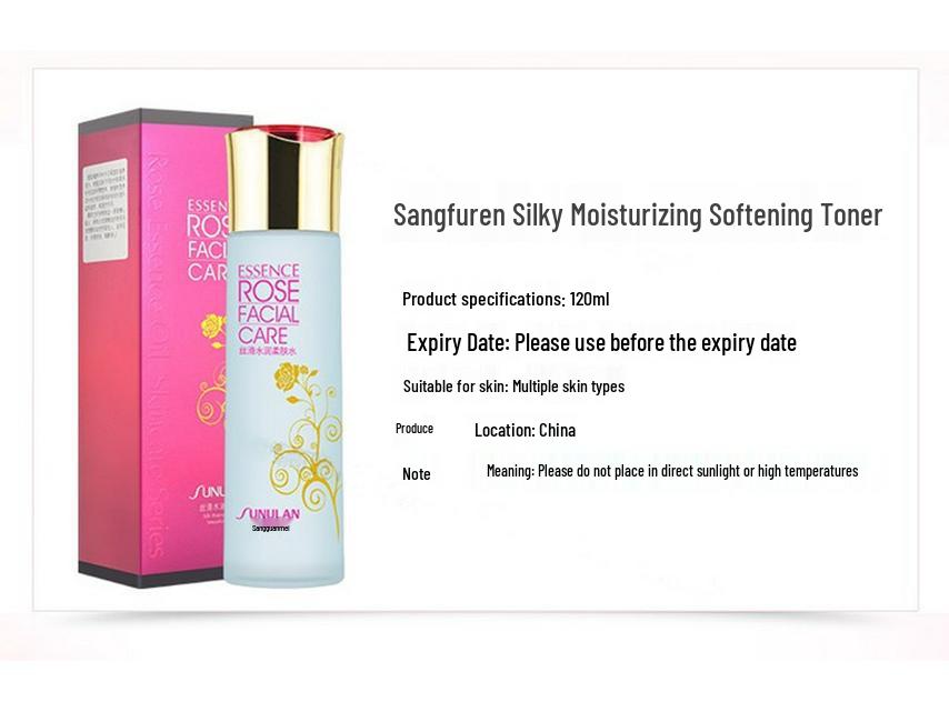 Sanfran Rose Skincare Set - Hydrating Toner, Lotion & Face Cream for Women