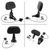 Black Motorcycle Driver Rider Front Backrest Mounting Kit For Harley Touring CVO Street Glide Road King Classic 2009-2026