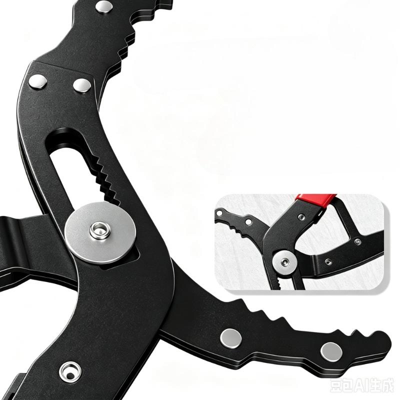 Adjustable Oil Filter Pliers Wrench Universal Car Oil Filter Removal Tool Clamp Type Disassembly Plier for Auto Repair