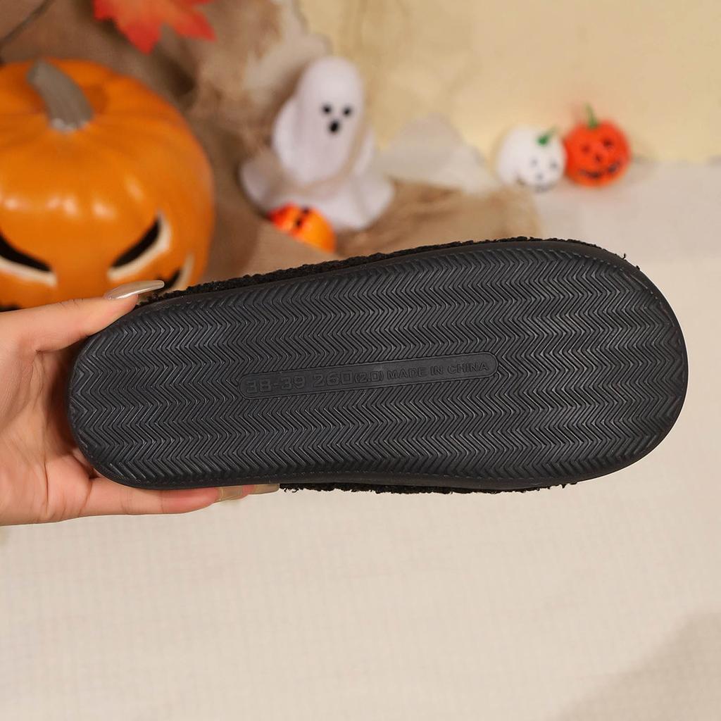 2026 Halloween Cute Cotton Slippers For Womens Home Indoor Slipper And Plush Shoes Winter Warm Comfy Breathable Casual Shoe