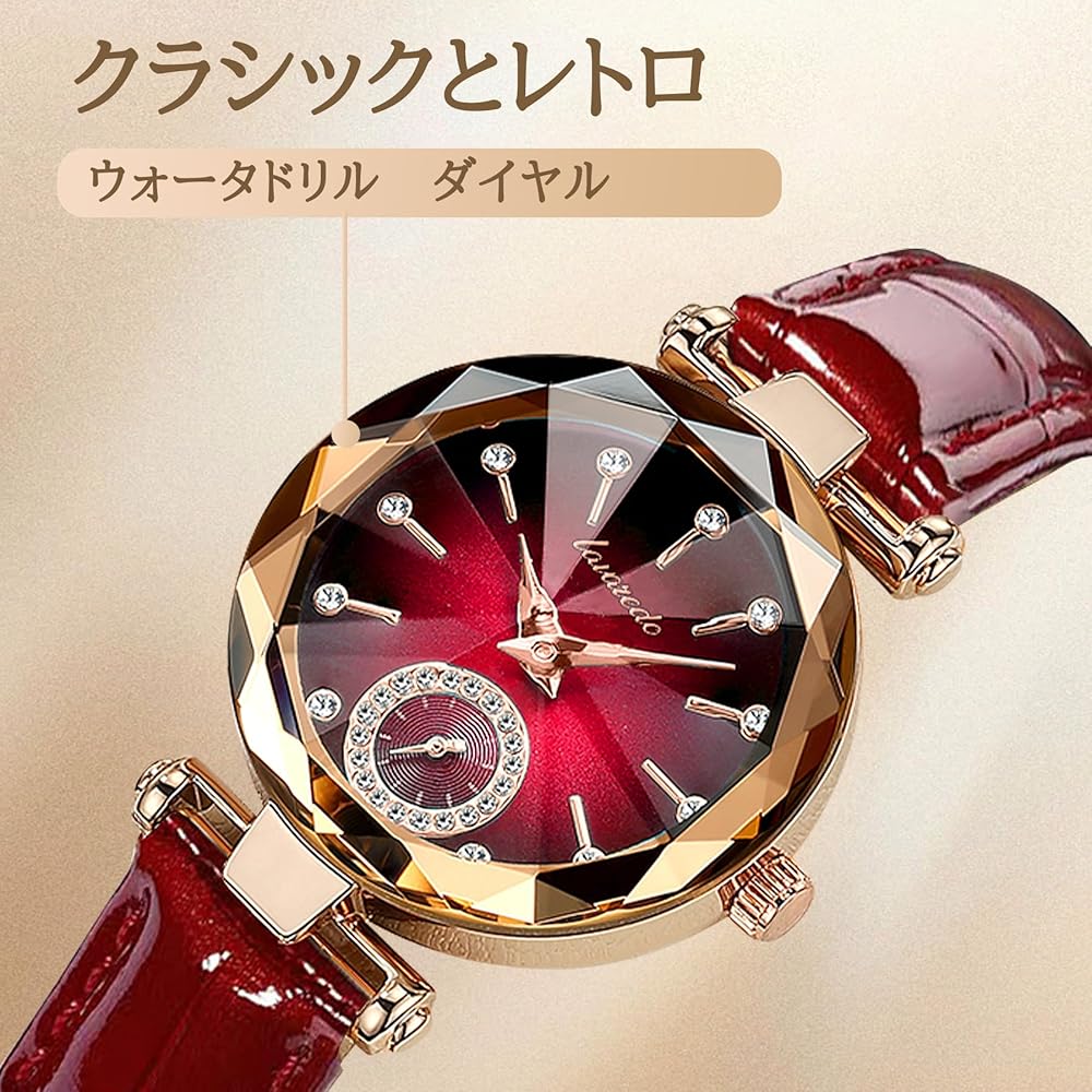 Women's Analog Quartz Watch Leather Strap Slim Waterproof Simple Casual Fashion Timepiece