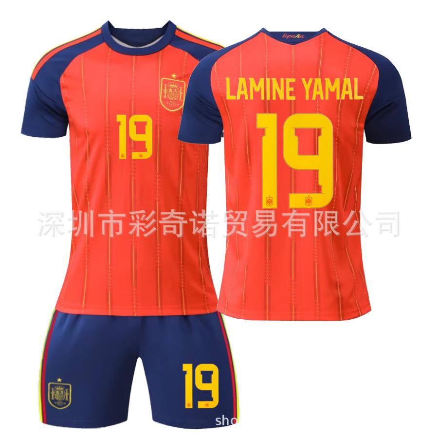 2627 Spain Jersey 16 Rodrigo 17 William 19 Yamal World Cup Adult Children's Football Jersey