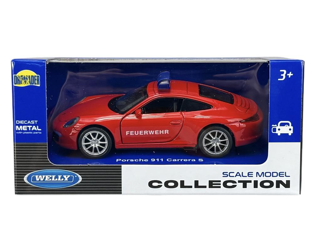 WELLY PORSCHE 911 991 CARRERA FIRE 1:34 43661