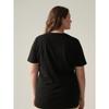 European size Round Neck Women's T-Shirt - Women's Loose Fit 'My Valentine's Day Calls Me Mom' Printed T-Shirt - Perfect for Valentine's