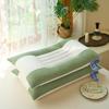 2025 Ice Silk Cool Bean Pillow Core for Adults & Students - Soft, Skin-Friendly Neck Support