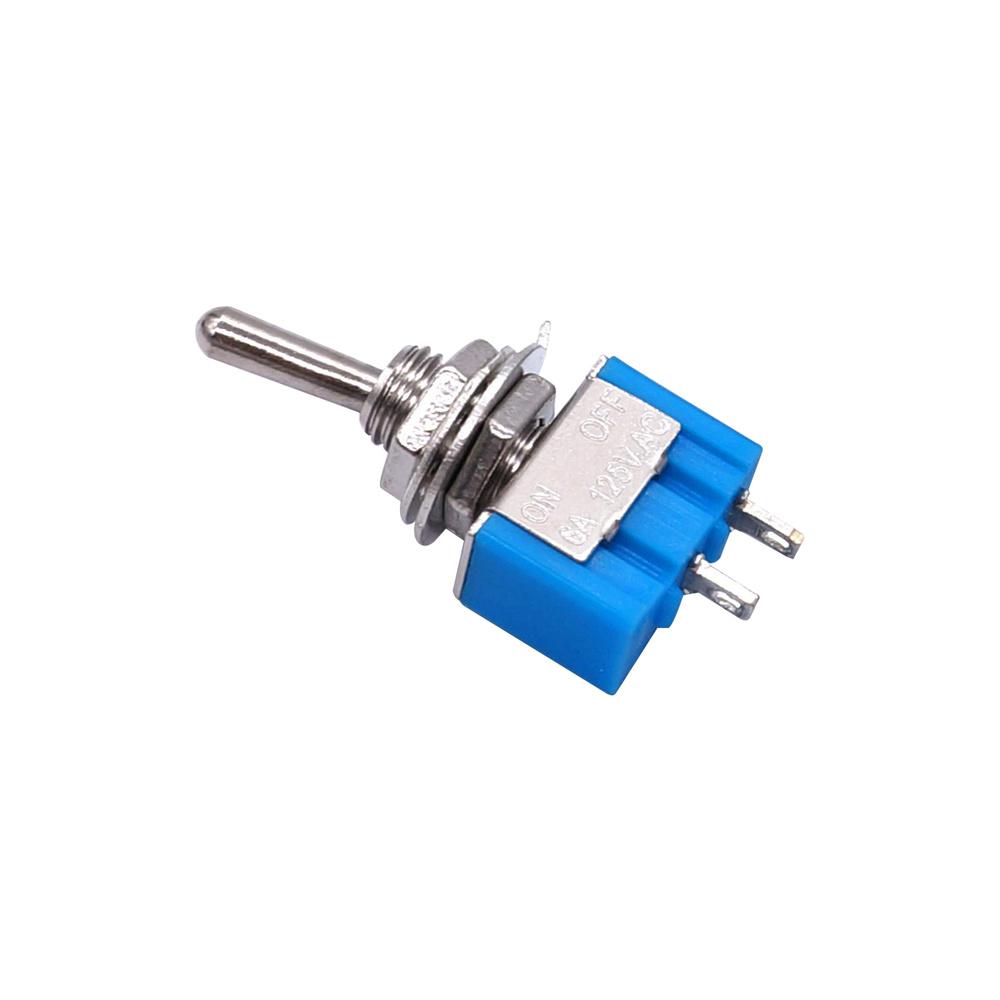 New Mini Toggle Switch 2Pin 2 Position Miniature Toggle Switch 6A 125V For Car Truck