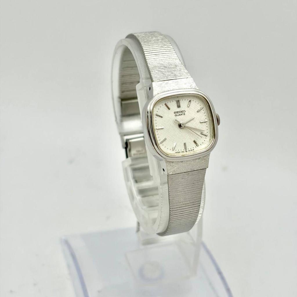 SEIKO 090125 [New Battery] Ladies' Watch, Silver, Square, 1421-5090