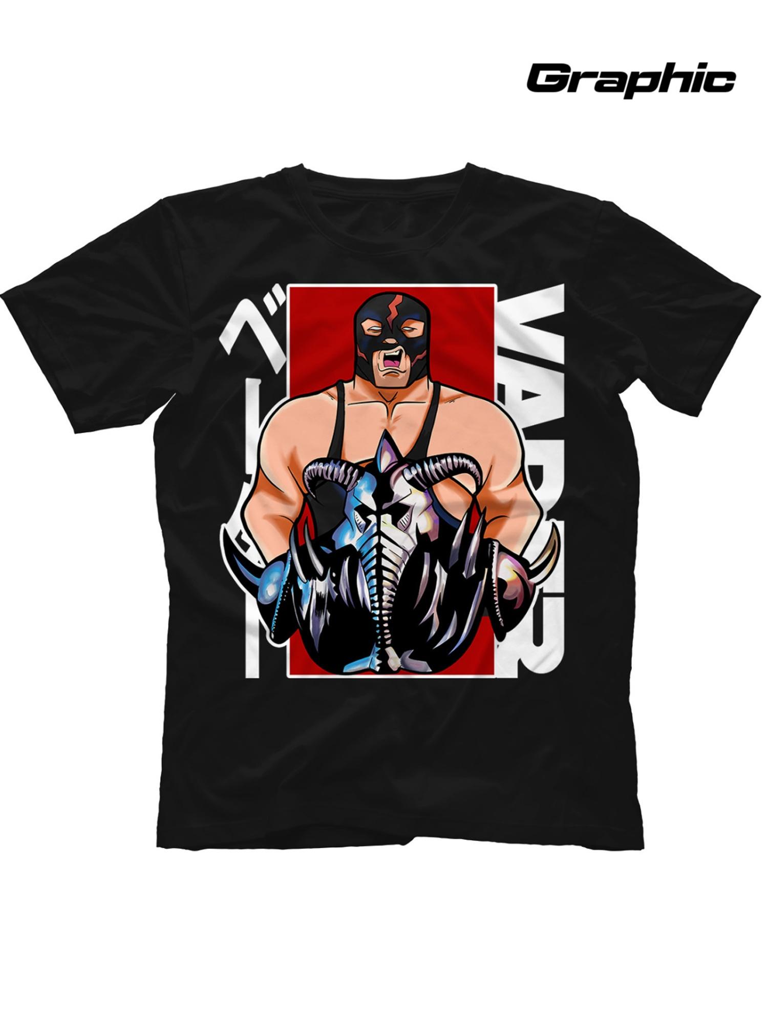 Big Van Der Pattern Print Black T-Shirt - Unisex Short-Sleeved Casual T-Shirt M