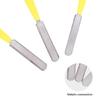 Double Edge Nut Slotting File Set Fret Crowning File for Bass Guitar Set of 3Pcs