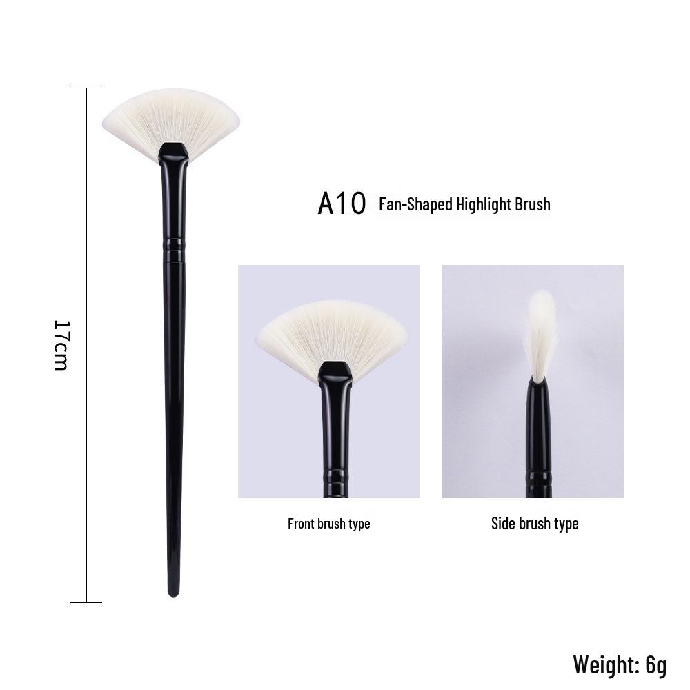 Ziye Série Starlight: Sada černých štětců na make-up Soft-Hair - Přizpůsobitelná, Skladem