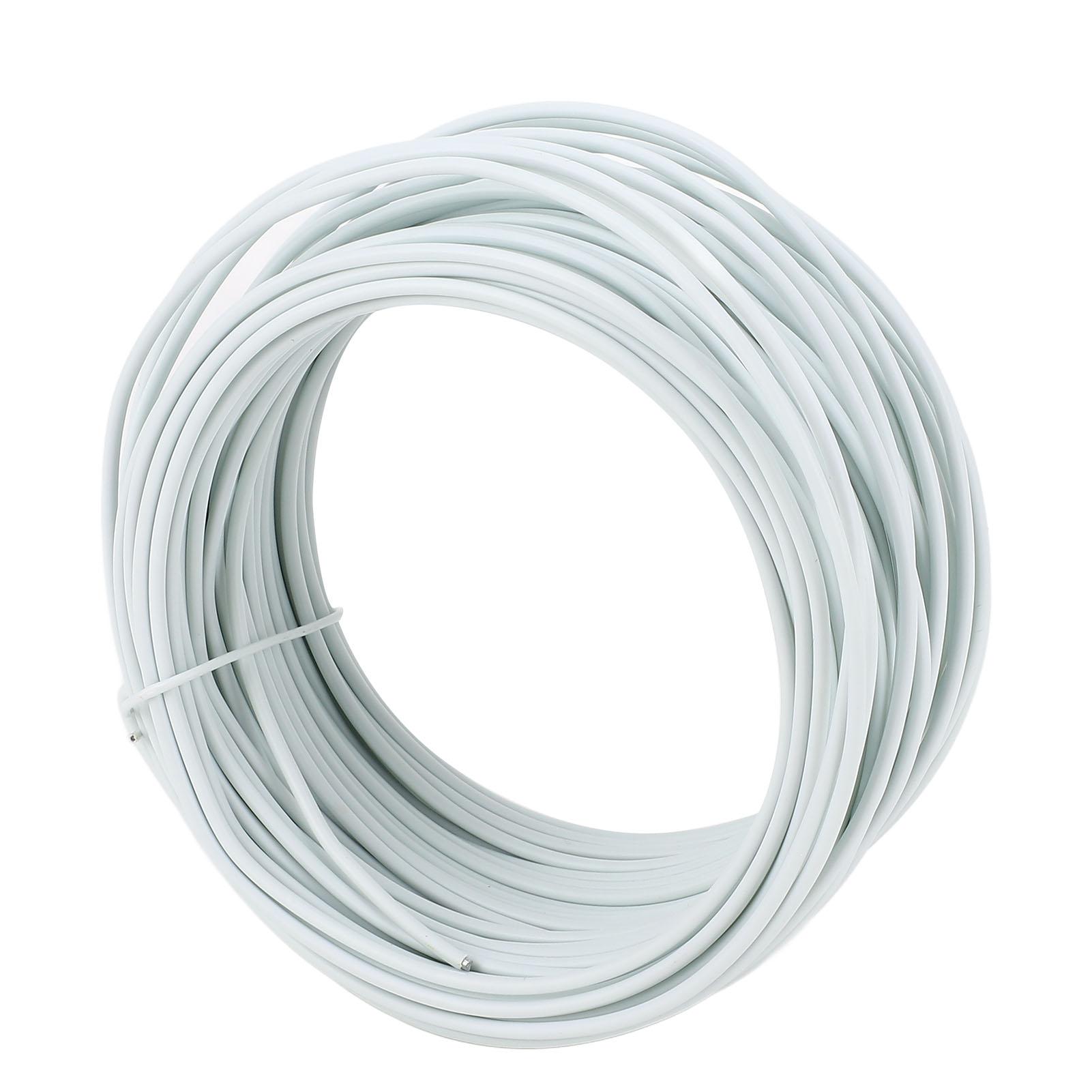 

Оцинкований залізний дріт для зв язування металевий, гнучкий для ПВХ телекомунікаційного кабелю 1,5 мм x 20 м з круглим отвором