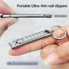 Nail Clippers for Men Fingernail and Thick Toenails, Portable Ultra Sharp Keychain Nail Clipper, Folding Slim Design for Travel, Home, Working,