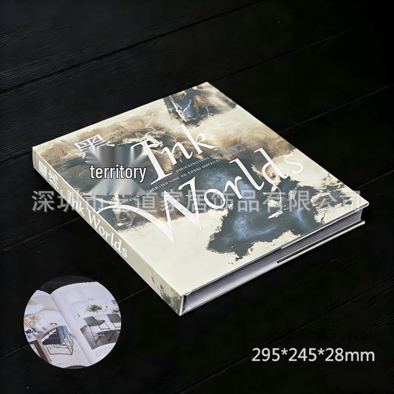 Chinese Tea Classic Hardcover: Zen Decor Prop for Office & Living Room