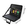 Car Steering Wheel Tray Portable Folding Auto Seat Back Small Table Eat Work Car Steering Wheel Dining Table Coffee Tray Board