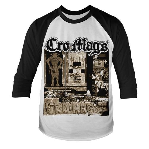 Cro-Mags Unisex Adult Graffiti Baseball T-Shirt
