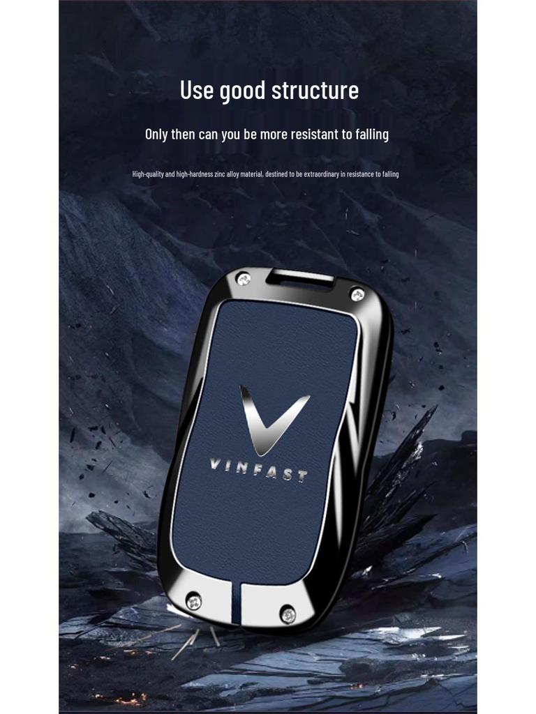 VINFAST VF8 Key Case V3: Sleek & Durable A2.0 Shell with Buckle