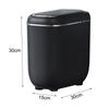 Narrow Trash Bin Space Saving Bathroom Can for Kitchen Home
