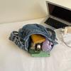 Denim Bag Women's Crossbody Bag Commuter Large Capacity Shoulder Bag