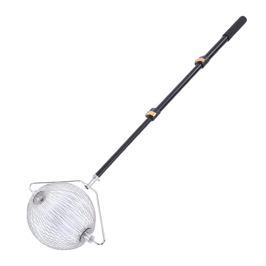   Nut Collector S Size Multi Purpose   Rolling Picker with Telescopic Aluminium Alloy Pole for Tennis  S Chestnuts