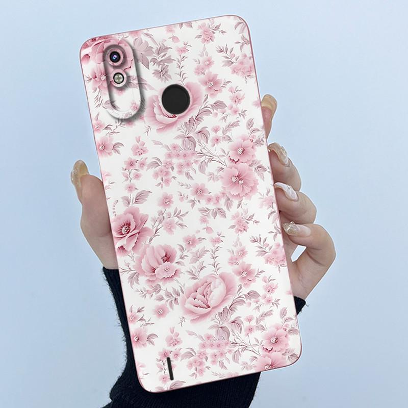 

Case For Tecno Spark 4 Lite KC8S / Pop 3 Plus Cute Panda Sweet Girls Cats Silicone Soft Back Cover Bumper Slim Protective Fundas Tecno Pop 3 Plus