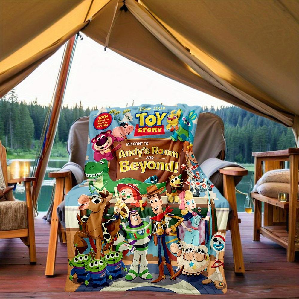 1pc, Toy Story Cartoon Blanket Soft Throw for Room Decor, Perfect Gift for Friend, Living Room, Travel, Camping