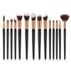 Stroke of Beauty - Set of 14: Makeup Brush with Wooden Handle