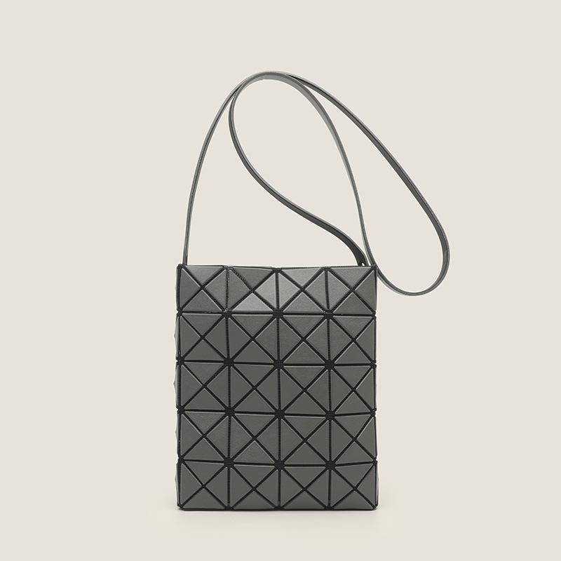 New Geometric Small Square Box Mini Crossbody Single Shoulder Frosted Diamond Lattice Mobile Phone Bag for Women
