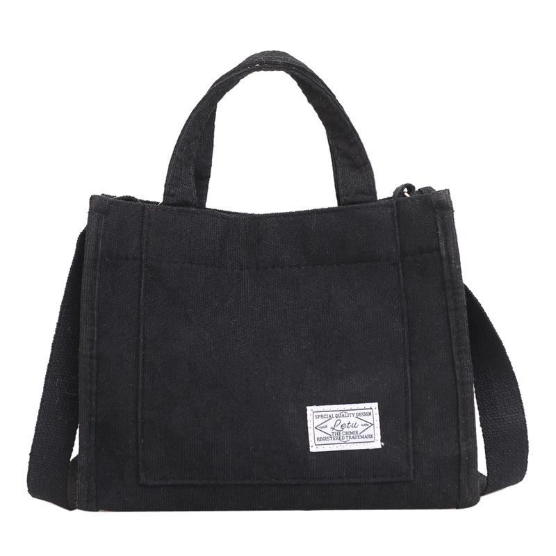 2024 Corduroy Small Square Korean Trendy Handbag Crossbody Shoulder Bag for Women