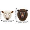 Realistic Animal Face Mask Funny Bear Mask Headdress Sheep Mask  Stage Play