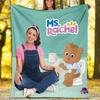 1pc Ms Rachel2 Theme Blanket - Digital Print, Polyester, Cozy for All Seasons, Perfect for Outdoor, Camping, and Travel