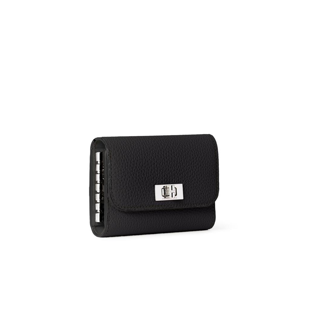 Beatrice Key Case Bottarato Leather Finest Leather Genuine Leather Present New Life Enrollment Celebration [BONAVENTURA] (Shrink Leather) [Black]