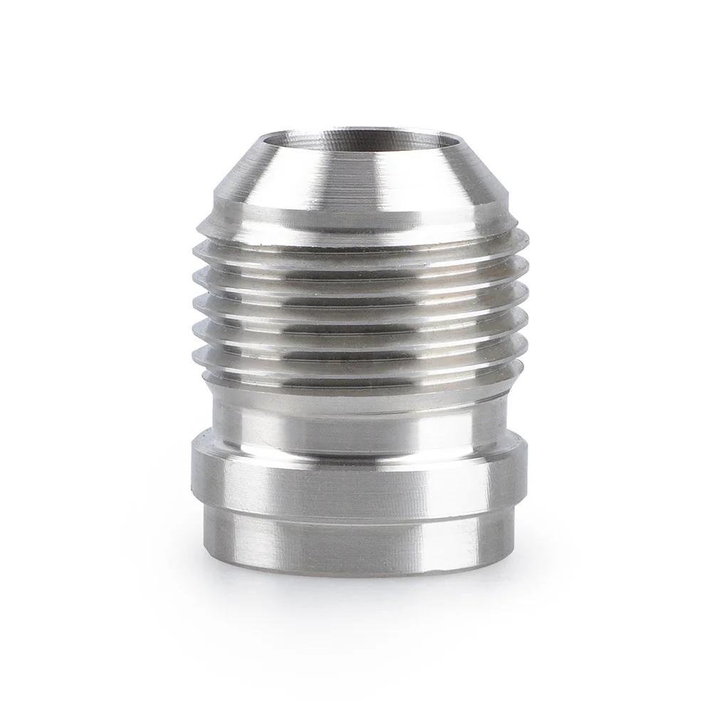 1PCS  Male Billet Stainless Steel Straight Male Weld Fitting AN6 AN8 AN10 AN12 AN16 AN20 Adapter Weld Bung Nitrous Hose Fitting
