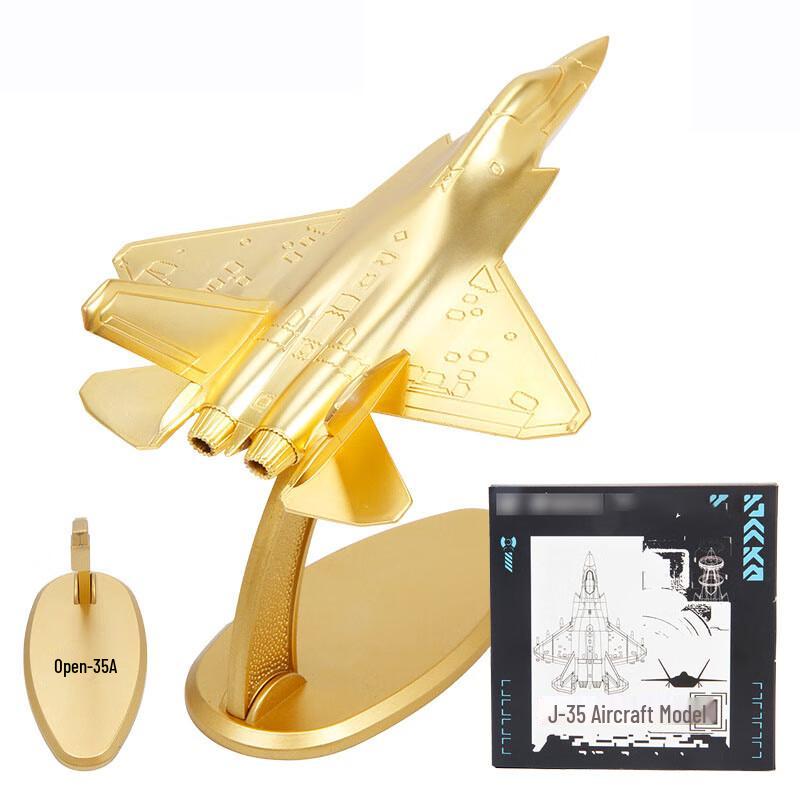 J-35A Stealth Fighter Jet Alloy Model