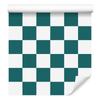 Checkerboard Wallpaper Turquoise and White, Turquoise Background 50x1000