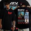  Rapper RVFV Eltiburón Tour Graphic 100% Pure Cotton Printed T-shirt High Quality Men Women Fashion Vintage Oversized Y2K