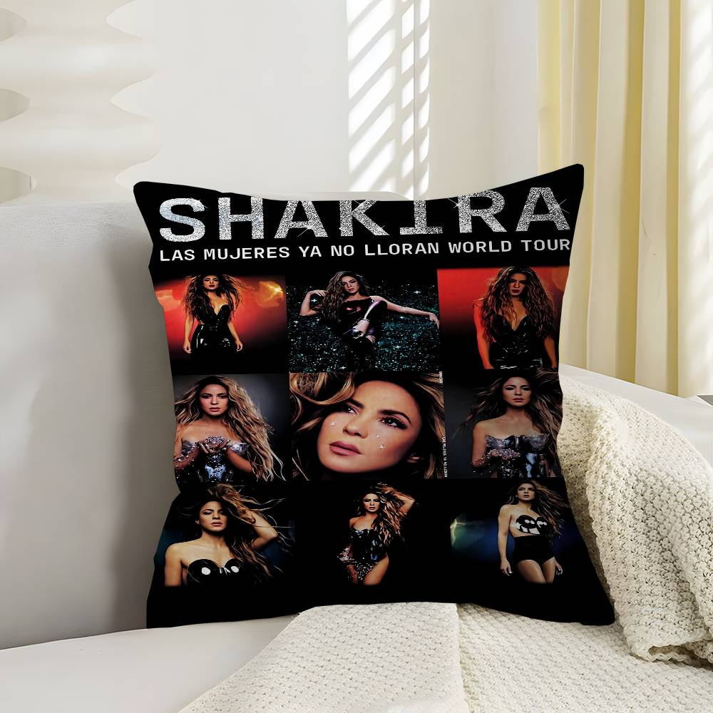 Pop Culture Graphics Shakira Pillow Cushion Cover Pillowcase Living Room Sofa Home Decor Customized