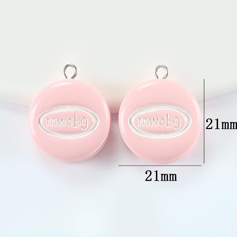 9PCS Resin Simulation Food Toys Toast Fried Eggs Bear Pendants for DIY Earrings Keychains Jewelry Making Decoration Accessories