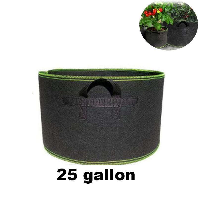 Plant Grow Bags Pot 15 20 25 30 Gallon Home Garden Tools Tree Strawberry Fabric Vegetable Jardin Growing Pots Gardening