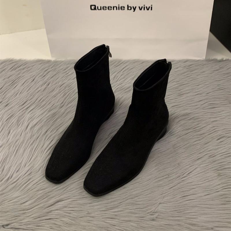 Fashion Women's Boots Autumn Luxury Elegant Casual Short Shoes Women's Low Heel Comfortable Short Outdoor Hiking Shoes for Women