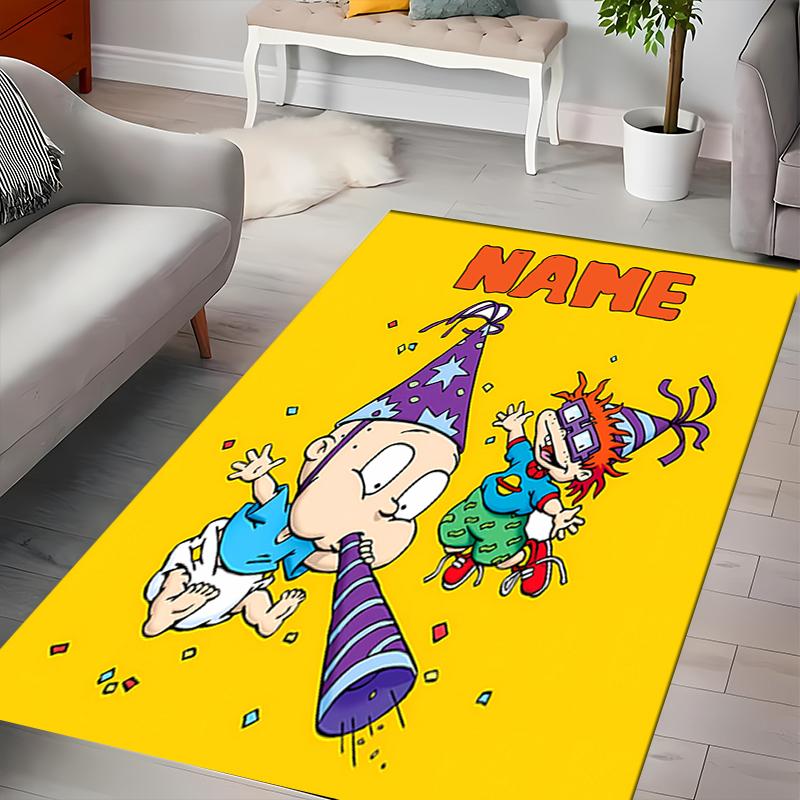 Custom personalization Rugrats Area Rug - Perfect For Kitchen, Bathroom,Laundry Room Decor Large Size Available,Gift All Seasons
