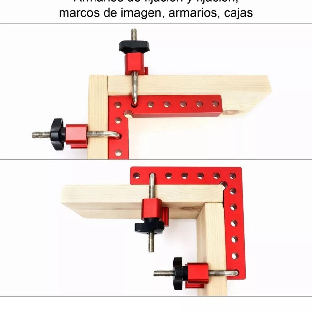 

red Right Angle Clamp Aluminum Alloy Fixing Clamp Heavy Positioning Clamp Carpentry