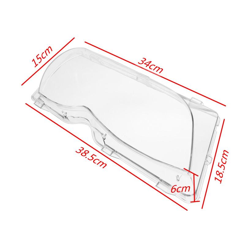 1/2Pcs Car Lights Headlight Lens Shell Lamp Cover Replacement Glass For BMW E46 4DR 318i/320i/ 325i/ 325xi/ 330i/330xi 2002-2005