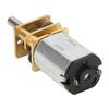 GA12 N20 DC 12V Gear Motor Speed Reduction Metal 500RPM Electric Motor High Reduction Motor Compact Size for Robotics DIY Automation Equipment