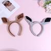 Kawaii Plush Horse Ear Headband Cute Simulation Animal Ears Hair Roop Cosplay Party Headwear  Year Hair Accessories