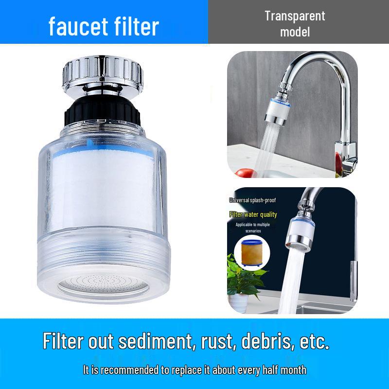 Universal Anti-Splash Kitchen Faucet Water Purifier Filter