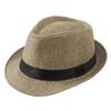 Korean Style Summer Straw Jazz Hat for Women & Men – Trendy British Couple Beach & Outdoor Hat