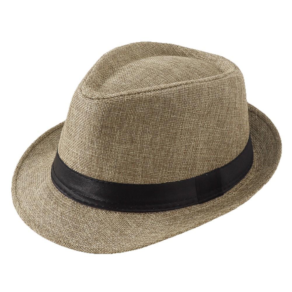 Korean Style Summer Straw Jazz Hat for Women & Men – Trendy British Couple Beach & Outdoor Hat