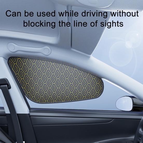 Car Sun Shade Heat-Proof Window Cover for Driver Side Electrostatic Sun Shield UV Protection Privacy Shield Portable Car Interior Heat Protector