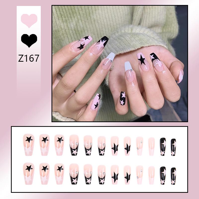 Handmade Press-On Nails – Crushed Diamond Butterfly Glitter Tips Collection